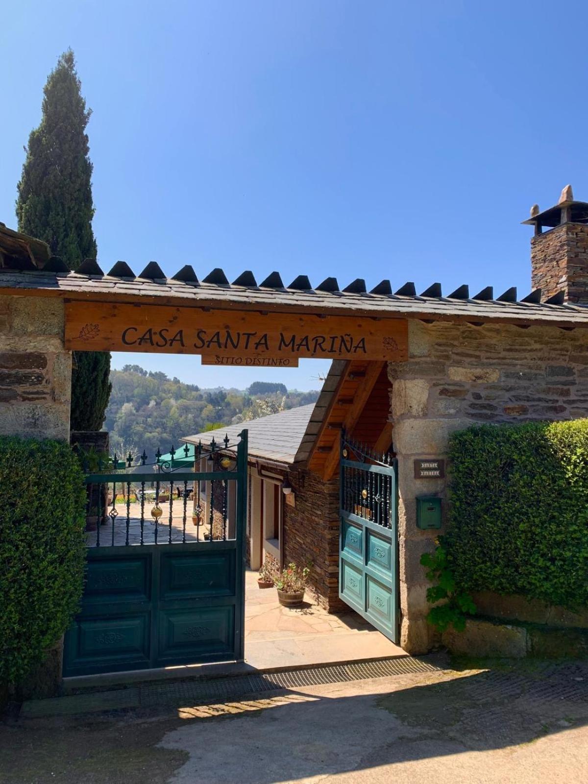 Casa Rural Santa Marina Portomarin Exterior photo